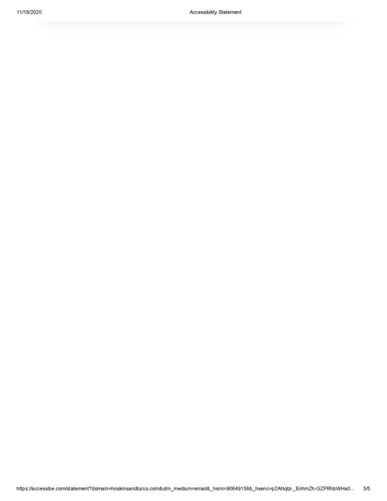 Accessibility Statement Hoskins Turco Lloyd & Lloyd