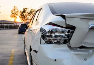 car damaged from an accident