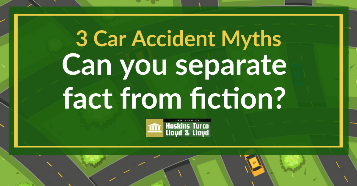 3 Car Accident Myths