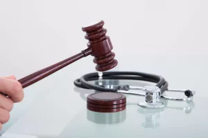 personal injury gavel and stethoscope lakewood park