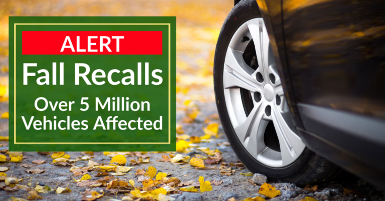Fall Recalls Alert