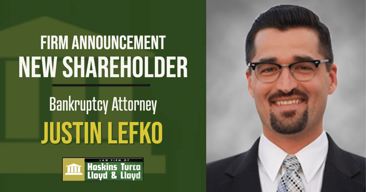 New Shareholder Justin Lefko