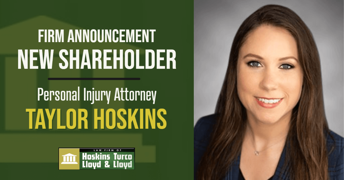 New Shareholder Taylor Hoskins