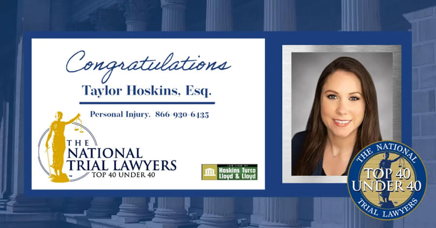 National Top 40 Under 40 Trial Lawyers Taylor Hoskins
