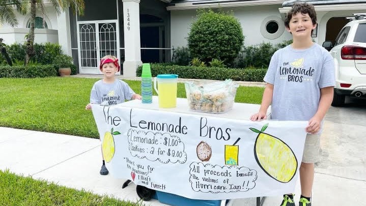Meet Lemonade Bros Helping Hurricane Ian Victims